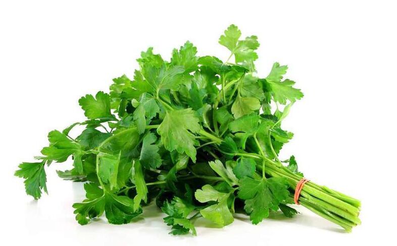 parsley aron sa pagdugang sa potency